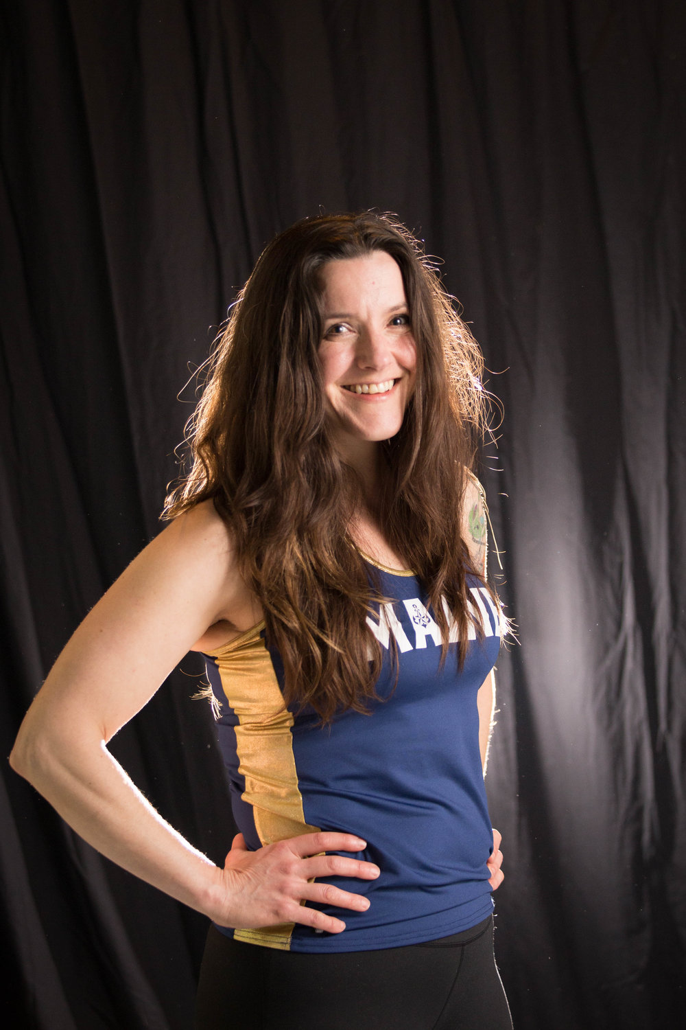  Maine Roller Derby head shots for MaineRollerDerby.com.  Betty B Tough 